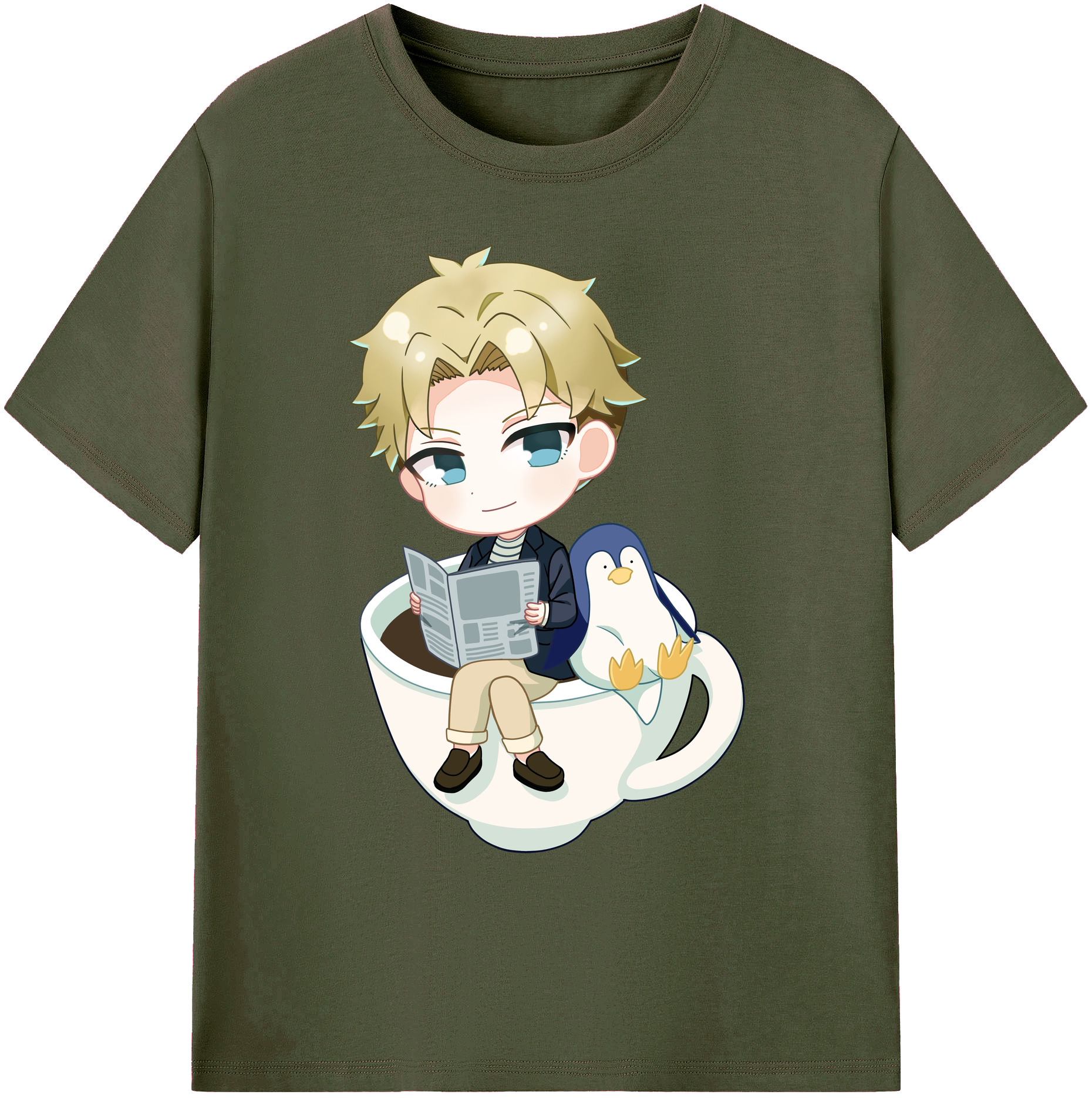 （画像用） SPY×FAMILY间谍家家酒 綿100％ メンズ半袖Tシャツ｜肌触りやわらか＆通気性